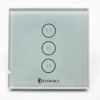 Roller shutter timer from Etersky WF-CS01, compatible with Alexa/Google Home, remote control and timer,