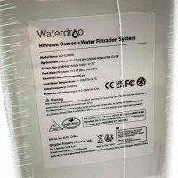 Umkehrosmose-Wasserfiltrationssystem von WATERDROP WD-G3P600  TDS-Reduzierung, 600 GPD, 2:1 Reinheit zum Abfluss, intelligenter LED-Wasserhahn