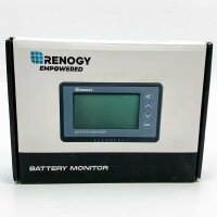 RENOGY 500A Batterie-Monitor, Hoch- und Niederspannung, programmierbarer Alarm, Spannungsbereich 10 V-120 V