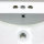 MEJE MJ-675E 76.5 x 46 cm white ceramic sink with 3 tap holes