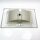 MEJE MJ-675E 76.5 x 46 cm white ceramic sink with 3 tap holes