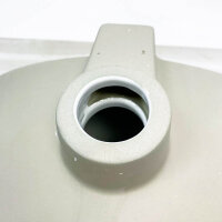 MEJE MJ-660E Waschbecken, 61.5 x 46.5 cm, weiße Keramik mit 3 Wasserhahnlöchern