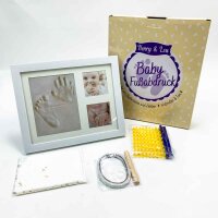 Henry & Lou Baby Footprint Set - Gypsum Print Baby...
