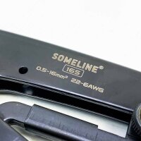 SOMELINE 22-6AWG crimp-pliers, 0.5-16mm², cable shoes set (small parts are missing)