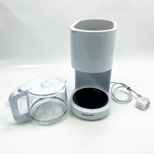 Hanseatic filter coffee machine HCM125900WD, 1.25l coffee pot, basket filter 1x4