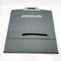 POCOSOLAR S240, 240W Portable Solar Panel, Tragbarer Solarpanel Faltbar Solarmodul für Powerstation Solargenerator Solarladegerät mit Laderegler PV Modul Solaranlage für Outdoor
