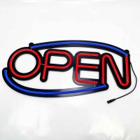 LED Neon Open Sign for Business, YHomU 61 cm x 30,5 cm...