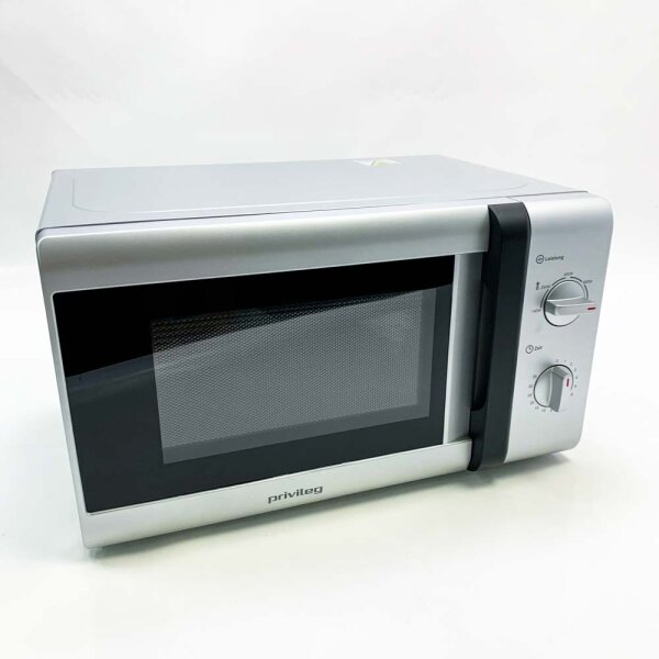 Privilege microwave mm820CTB-PM, microwave, 20 l, with 5 power levels, silver, 800W