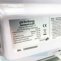 Privileg Mikrowelle MM820CTB-PM, Mikrowelle, 20 l, mit 5 Leistungsstufen, silber, 800W