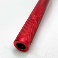 Motorrad 1 1/8" 28mm Lenker Fett Lenkerpolster Griff Set für Geländewagen Motorrad (Rot)