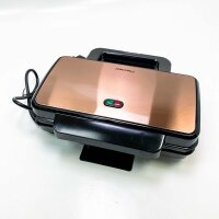 bestron Sandwichmaker ASM90XLCO XL Sandwich-Toaster, 900 W, antihaftbeschichtet, für 2 Sandwiches