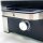 WMF Lono Raclette grill with pans and slide, raclette 8 people, 1500 W, stainless steel matt