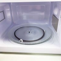 Privilege MM820CTB-PM microwave (rotatable plate paddock is missing), 20 l, with 5 performance levels, silver