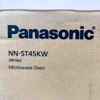 Panasonic NN-ST45KWEPG (mit Transportdelle) Inverter Mikrowelle (1000 Watt, Solo Mikrowelle, 32 Liter, rostfreier Stahl) weiß