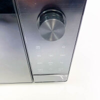 Siemens FF023LMB2 iQ300 Mikrowelle, 44 x 26 cm, 800 Watt, Drehteller 27 cm, Türanschlag links, cookControl7 Automatikprogramme, Favoritentaste Schwarz, 20 L