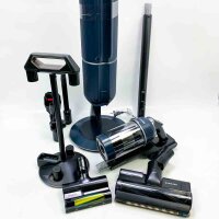 Samsung BESPOKE Jet Pro Extra VS20A973B/WA (mopping attachment and charging cable missing), cordless handheld vacuum cleaner including clean station, wireless, bagless, a maximum of 210 W, interchangeable 25.2V Li-ion battery, 0.5 liters, midnight Blue