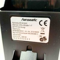 Hanseatic battery stem vacuum cleaner HVS165DBMC (with slight signs of use), 550 W, bagless