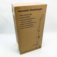 Hanseatic Akku-Stielstaubsauger VSS01B16P-18.OLI, 85 W, beutellos, mit faltbaren Griff und Ladestation