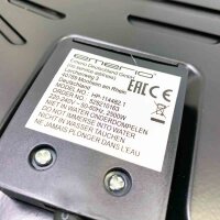 Emerio Doppelkochplatte, separate Thermostatregler, Kontrolleuchten, Haltegriffe, Schwarz, HP-114482