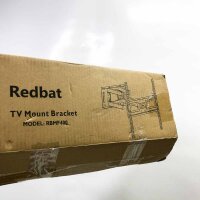 Redbat RBMF400 TV-Wandhalterung für 23–60 Zoll LED-LCD-Flach- und Curved Fernseher, schwenkbar, neigbar, ausziehbare und einziehbare TV-Wandhalterung, hält bis zu 45 kg, max. VESA 400 x 400 mm