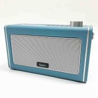 I-Box DAB/DAB Radio/UKW Radio mit Bluetooth, Tragbares Digitalradio Retro Bluetooth Radio mit wiederaufladbarem Akku für biszu 15 Stunden Wiedergabe, LCD-Bildschirm, Aux und Headphone Anschlüsse