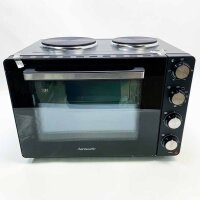 Hanseatic small kitchen HMO366BKB, with a double hob,...