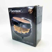 Mids Waffle iron AWM700CO, 700 W, waffle machine with a non -stick coating for caffoles in heart shape