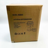 Privileg Kaffeemaschine mit Mahlwerk CM4266-A, 1,5l Kaffeekanne, für ganze Bohnen oder gemahlenen Kaffee geeignet