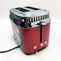 RUSSELL HOBBS Toaster 21680-56, 2 kurze Schlitze, 1300 W, Retro Ribbon Red