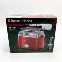 RUSSELL HOBBS Toaster 21680-56, 2 kurze Schlitze, 1300 W, Retro Ribbon Red