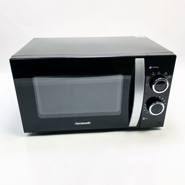 Hanseatic Mikrowelle SMH207P3H-P, Mikrowelle, 20 l, Auftaufunktion, schwarz