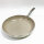 Rockurwok 3 Set Ceramic Induction Fry Pans 20/26/30 cm, non-stick-coated frying panels without Pfas Ptfe Pfoa, induction suitable for induction, dishwasher-resistant, (beige)