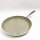 Rockurwok 3 Set Ceramic Induction Fry Pans 20/26/30 cm, non-stick-coated frying panels without Pfas Ptfe Pfoa, induction suitable for induction, dishwasher-resistant, (beige)