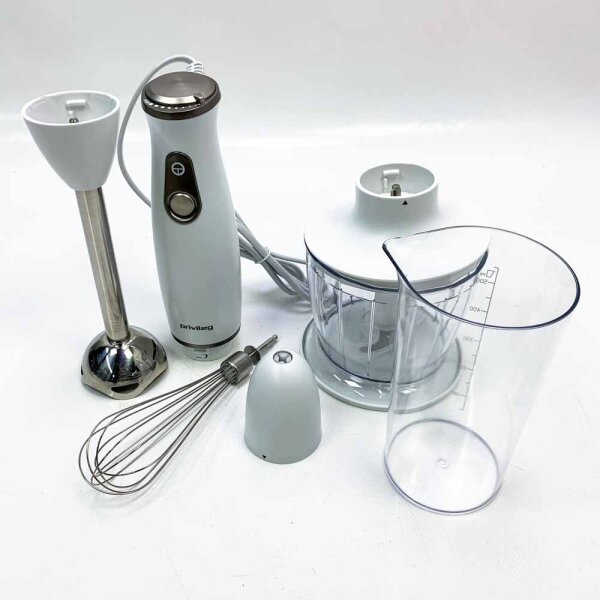Hanseatic HB968 Stab Mixer, 1200 W, + Practical Universal Cancer and Mix Cup