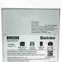 Blackview Outdoor Handy Ohne Vertrag BV5200, ArcSoft® 13MP+5MP, 4GB+32GB(1TB Erweiterung), Android 12 DUAL SIM IP68 MIL-STD-810H Wasserdichtes Smartphone, 6,1 HD+, 5180mAh Akku, NFC GPS Orange