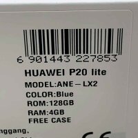 Huawei P20 lite Dual SIM - 4GB/128 GB - Blau