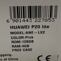 Huawei P20 lite Smartphone (14,7 cm (5,8 Zoll), 128GB interner Speicher, 4GB RAM, 20 MP Plus 12 MP Leica Dual Kamera, Android 8.1, EMUI 8.1, Dual SIM) Pink