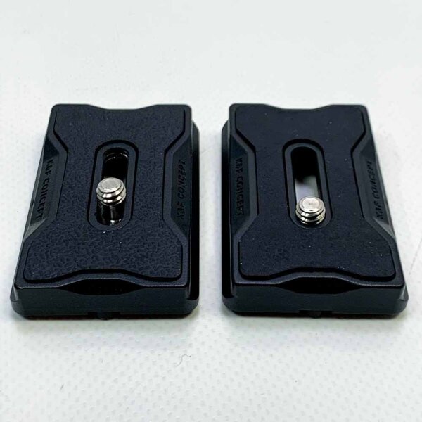 1/4" Thread Camera Tripod Quick Release Mounting Plate 2 Pack