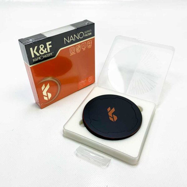K&F Concept Filter Set SKU.1708, 82mm Polfilter, MRC CPL/LENS CAP, optisches Glas