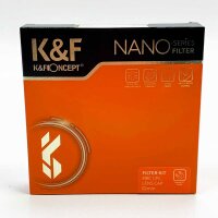 K&F Concept Filter Set SKU.1708, 82mm Polfilter, MRC CPL/LENS CAP, optisches Glas