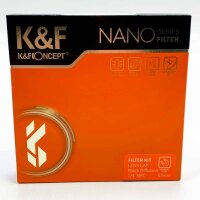 K&F Concept Filter Set 67mm, M-MIST 1/4+Lens C, Wasserdicht Kratzfest- Nano Series Filter