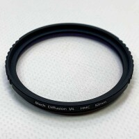 52mm Black Mist 1/4 Filter mit 3 Stück Reinigungstuch, KF01.2135V1 Black Diffusion Filter 1/4 (Black Pro-Mist) mit 18 Beschichtungen, Nano K-Serie