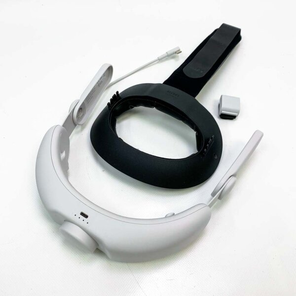 KIWI design Elite Strap mit Akku Kompatibel mit Quest 2 Zubehör, 6400mAh Comfort Battery Head Strap für Verbesserten Halt