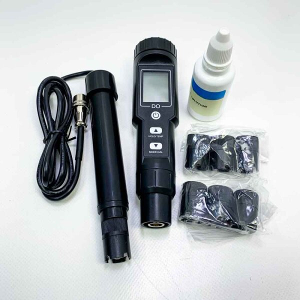 Measurement device DO9100 for dissolved oxygen, professional digital pencil type test for dissolved oxygen, 0.0–40.0 mg/l detector for dissolved oxygen for aquariums, aquaculture