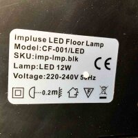 Impulse LED Impulse natürliches Tageslichtlampe CF-001/LED– Leselampe – 27 Watt – 2 Stufen – weißes Sonnenlicht mit vollem Spektrum für Wohnzimmer, Schlafzimmer oder Büro – flexibler Hals