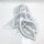 Sky angle LED ceiling light with remote control, dimmable bedroom lamp, creative flower shape design living room ceiling light (5 heads/Ø63cm/24.8in)