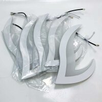 Sky angle LED ceiling light dimmable, living room lamp with remote control, bedroom ceiling lamp, modern ceiling lighting, ceiling lighting, chandelier lamp, dimming 5 heads/Ø63cm/45W