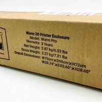 3D-Drucker-Gehäuse, warm halten, schwer entflammbar, vollständige Abdeckung und Studio, Warm Pro, verwendet für Ender3 V2/Ender5/5 Pro, CR-10/10S/10S PRO/10MINI, CR-X/CR-20 (Warm Pro T&H Anzeige)