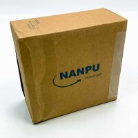 NANPU 1/2" BSP Druckluftdruckregler - Zinklegierung, Manometer (0-16 bar), für Luftkompressoren und Druckluftwerkzeuge
