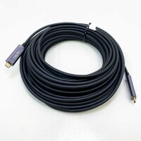 Glass fiber USB C on USB C cable 15m, 10GBPS USB 3.2...